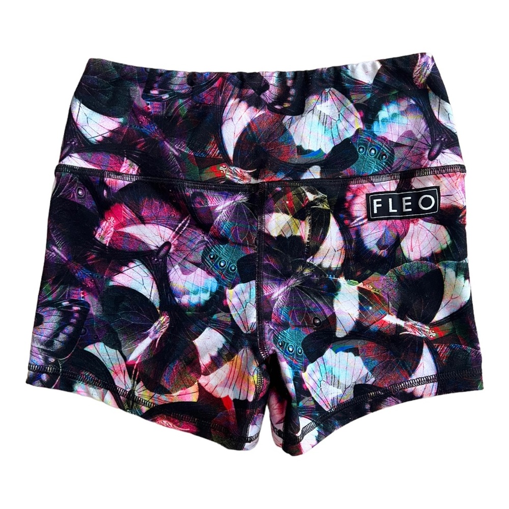 FLEO Butterfly Daydream Power High Rise Shorts